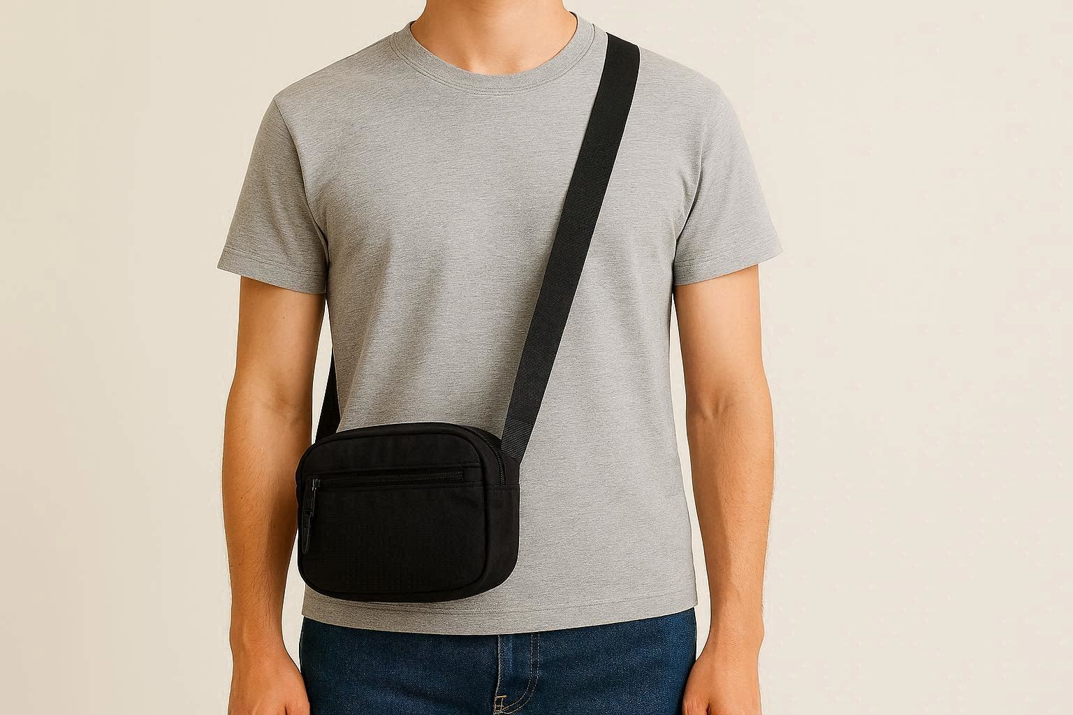 Convertible Fanny Pack Waist Bag to Crossbody Bag for Versatility - Image 1
