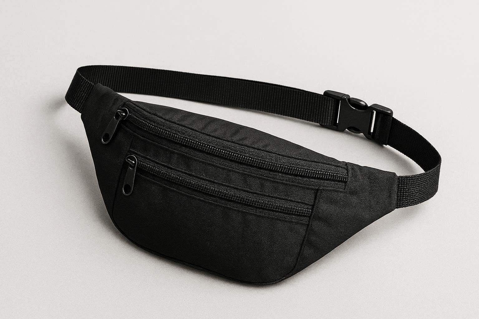 Compact Fanny Pack Lightweight Waist Bag for Travel and Events - Image 1