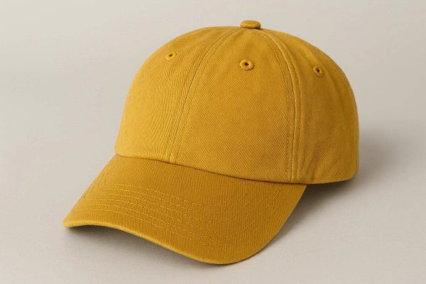 Solid Color Dad Hat Unstructured Cotton Cap for Casual Style