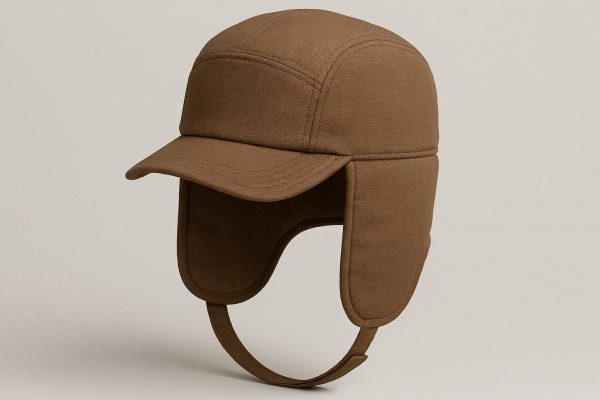 Solid Color Trapper Hat with Ear Flaps Winter Hat for Cold Weather